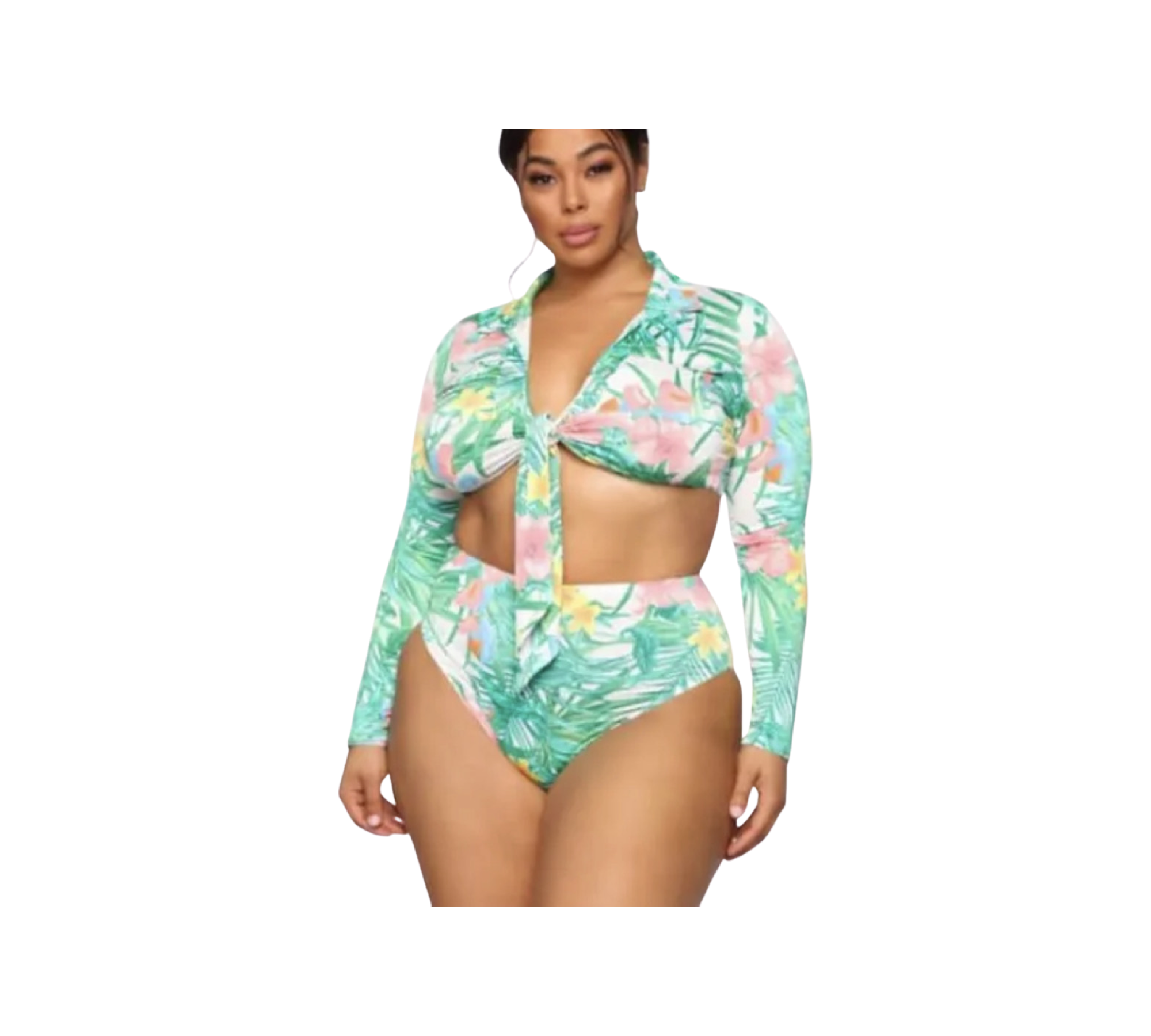 Hawaiian 2 Piece Swimsuit